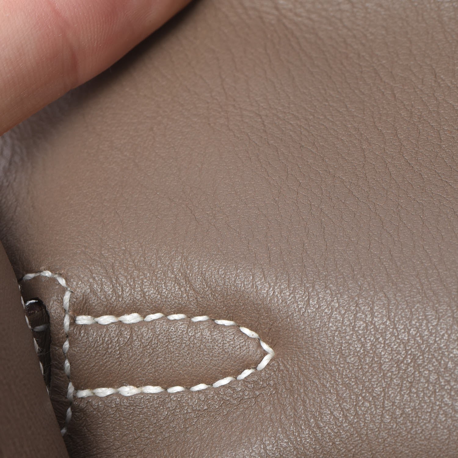 Hermes Swift Kelly Pochette Clutch Etoupe 14 of 20