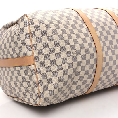 Louis Vuitton Damier Azur Keepall Bandouliere 55 8 of 11