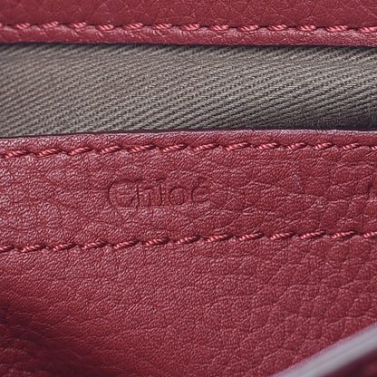 Chloe Calfskin Mini Marcie Round Crossbody Bag Plum Purple 6 of 8
