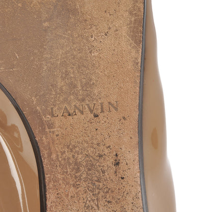 Lanvin Patent Ballet Flats 41 Nude 9 of 9