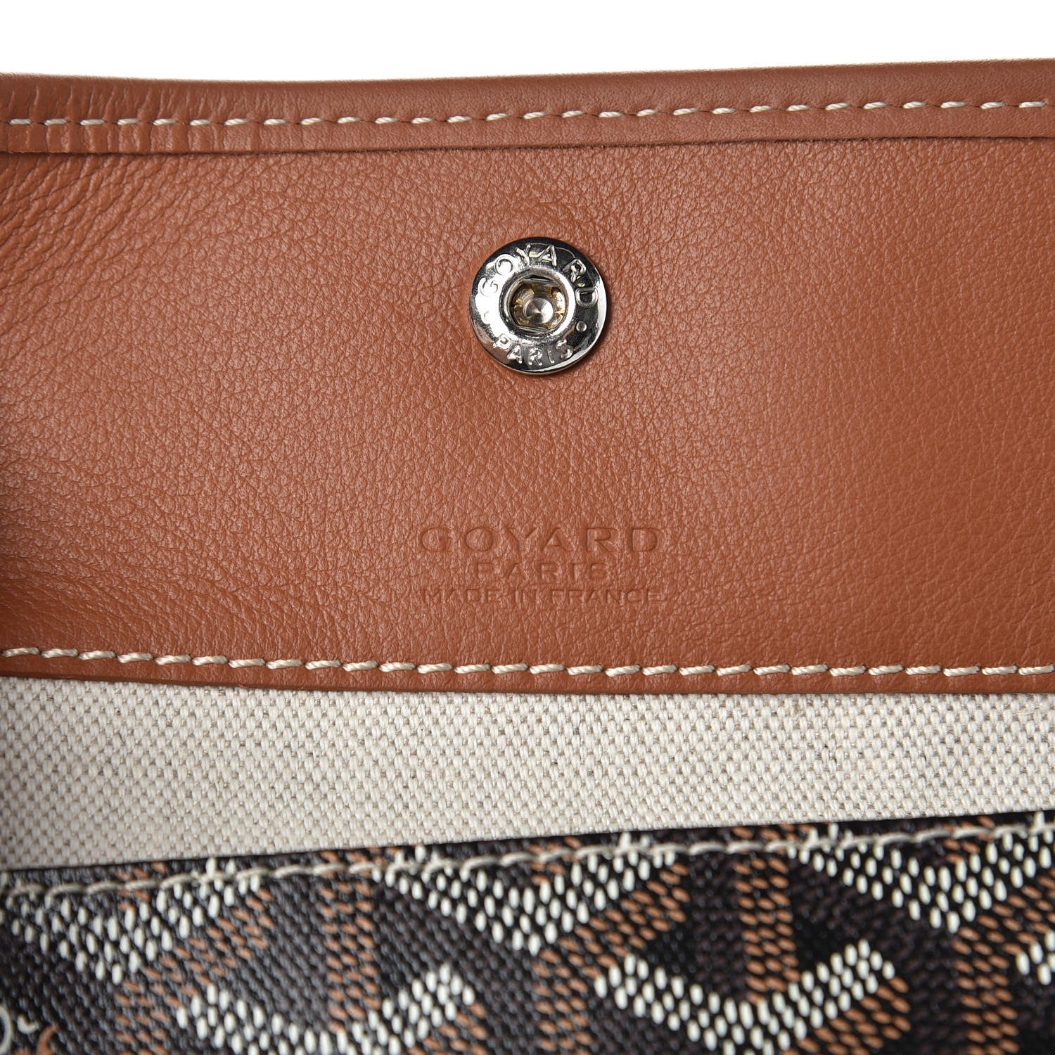 Goyard Goyardine Reversible Anjou GM Black Gold 10 of 12