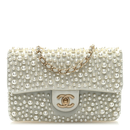 Chanel Lambskin Pearls Flap White 1 of 9