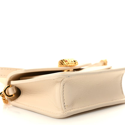 Bulgari Calfskin Serpenti Forever Micro Bag Ivory 8 of 10