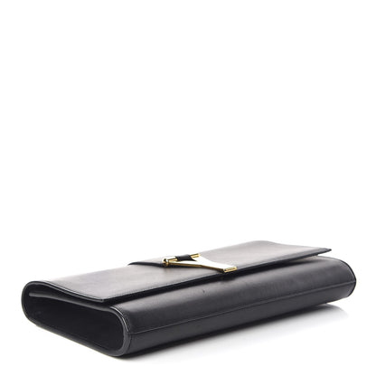 Saint Laurent Calfskin Classic Y Ligne Clutch Black 4 of 14