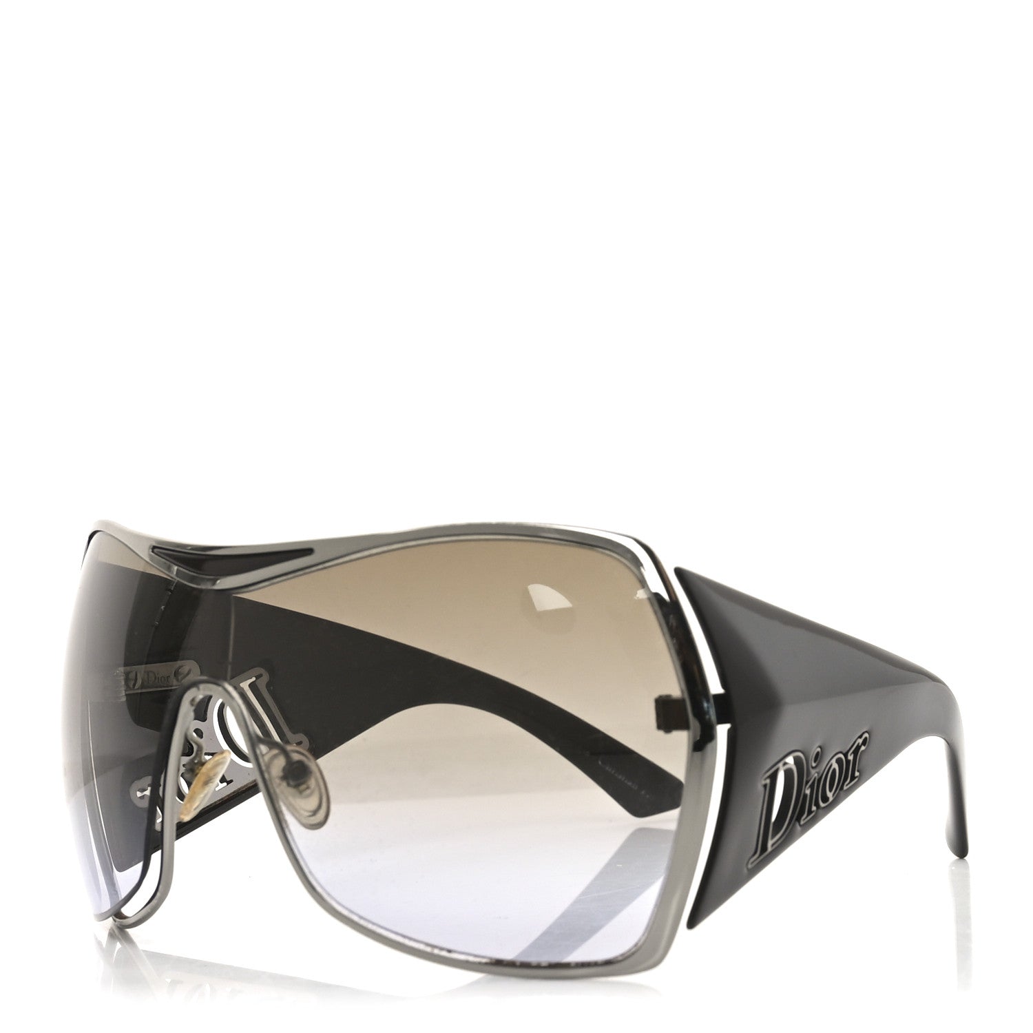 Christian Dior Shield Sunglasses Brown 1 of 5
