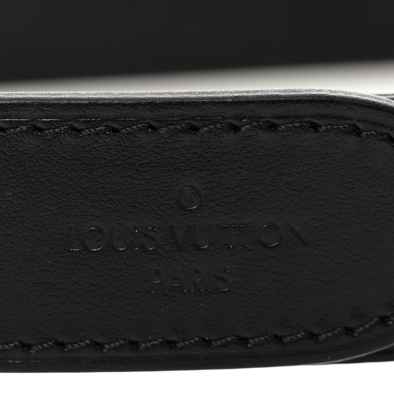 Louis Vuitton Calfskin Adjustable Keepall Bandouliere Shoulder Strap Black 3 of 4