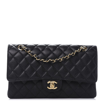 Chanel Caviar Quilted Medium Double Flap Black 1 of 11