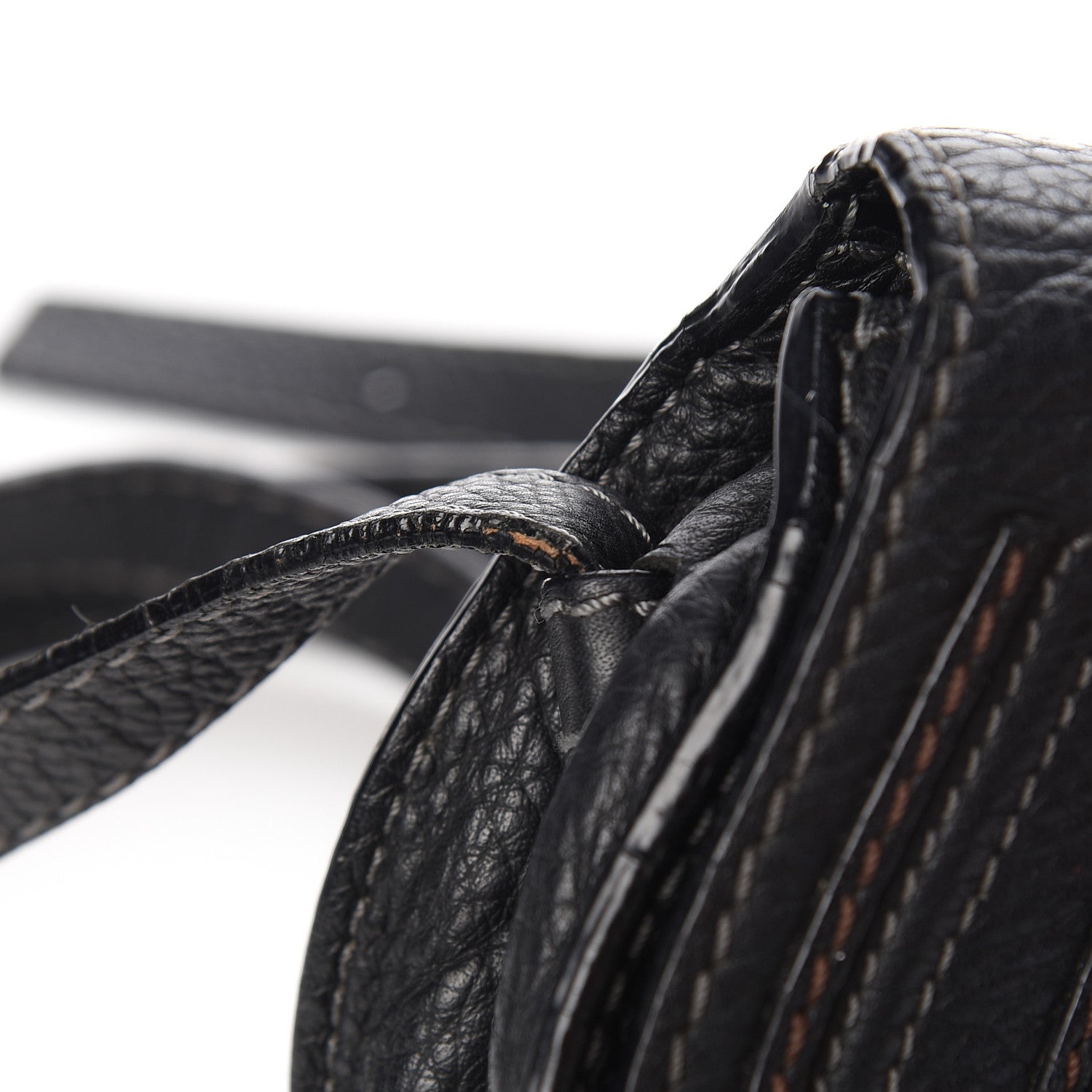 Chloe Calfskin Mini Marcie Round Crossbody Bag Black 7 of 11