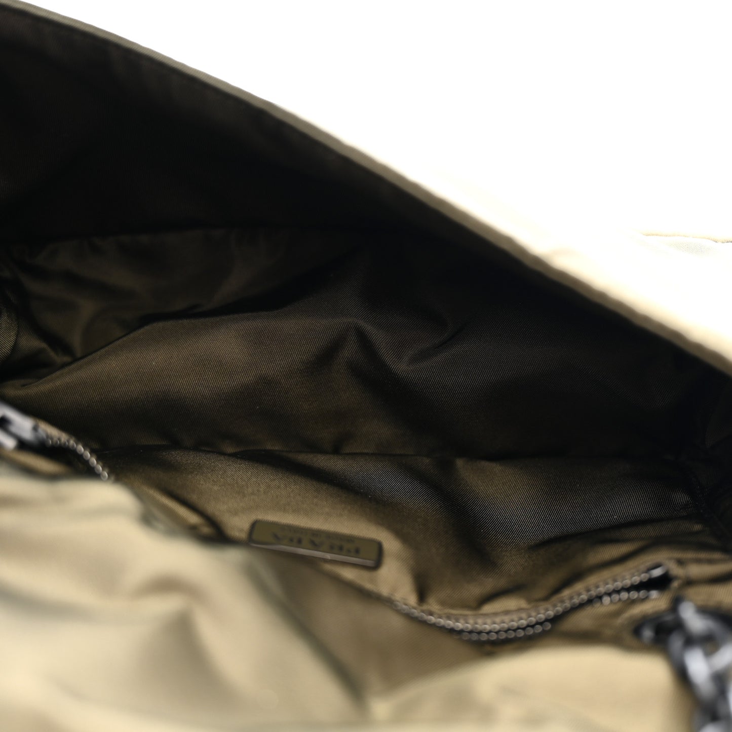 Nylon Tessuto Chain Shoulder Bag Mimetico