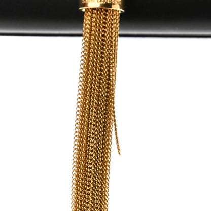 Saint Laurent Smooth Calfskin Medium Classic Monogram Kate Tassel Satchel Black 12 of 14