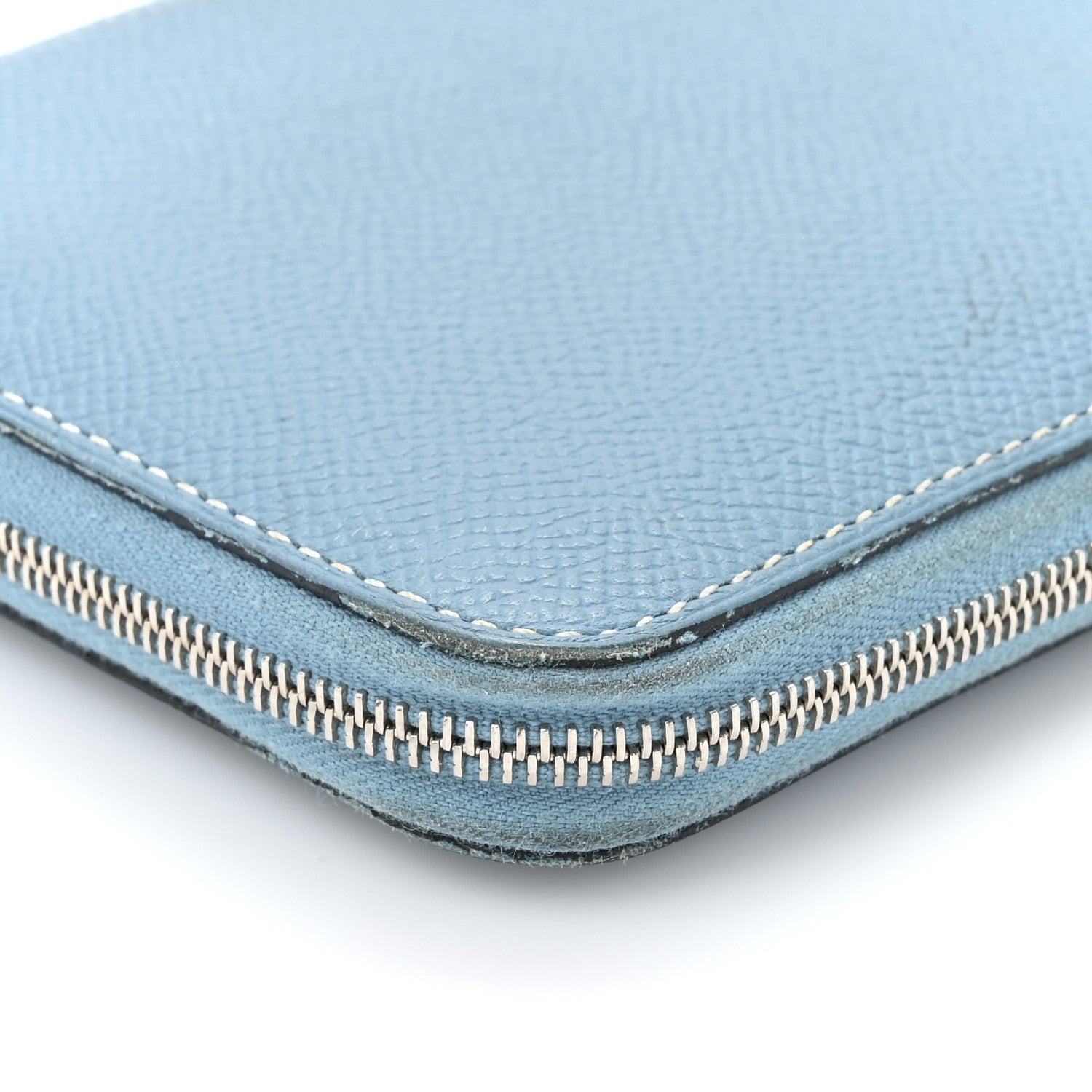 Hermes Epsom Azap Wallet Blue Jean 12 of 14