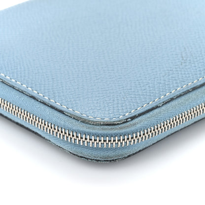 Hermes Epsom Azap Wallet Blue Jean 12 of 14