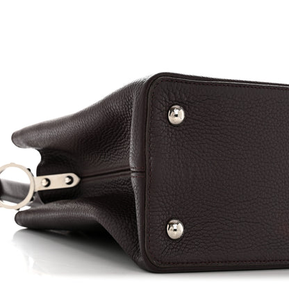 Louis Vuitton Taurillon Capucines MM Quetsche 8 of 11