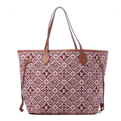 Louis Vuitton Jacquard Since 1854 Neverfull MM Bordeaux 1 of 8