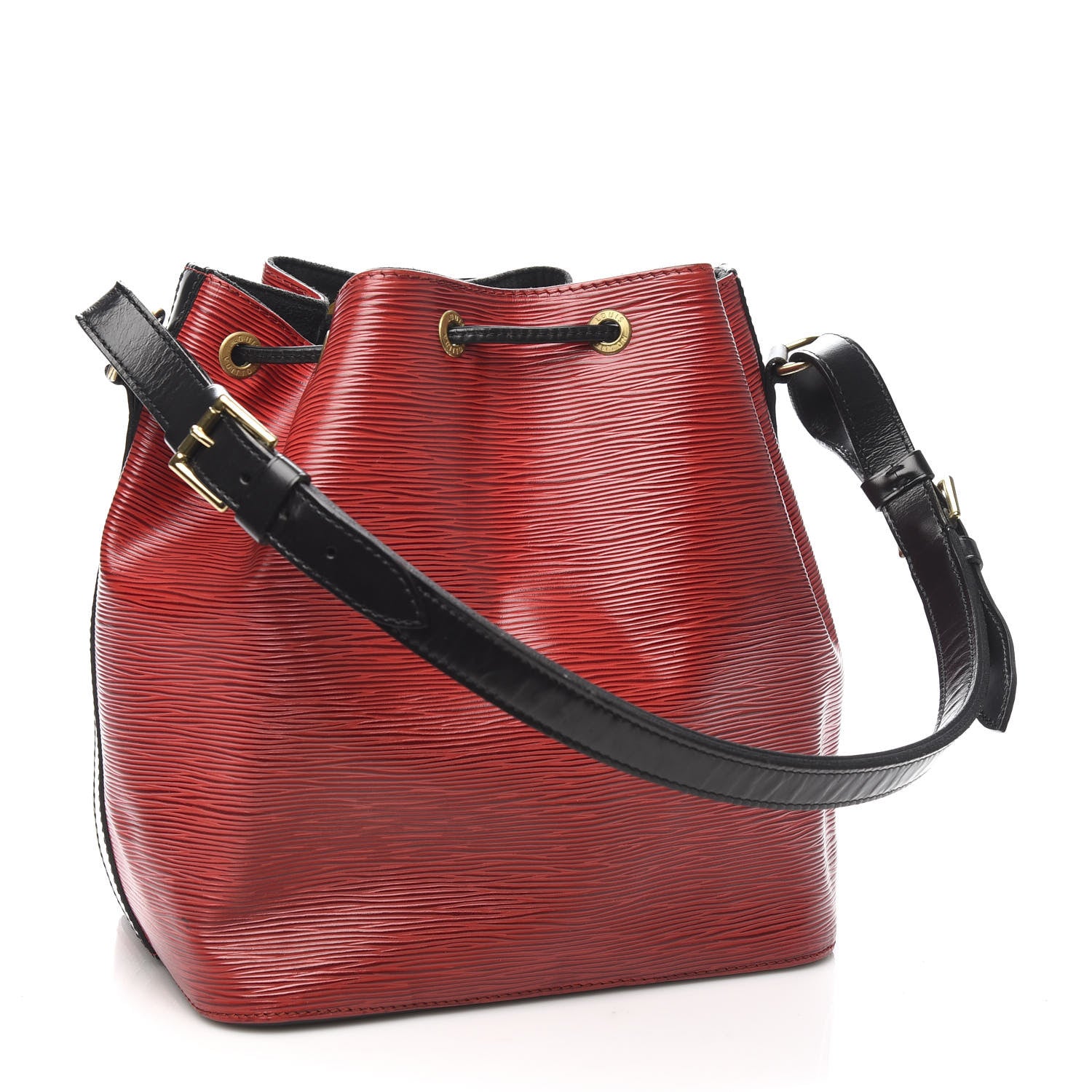 Louis Vuitton Epi Petit Noe Red Black 3 of 9