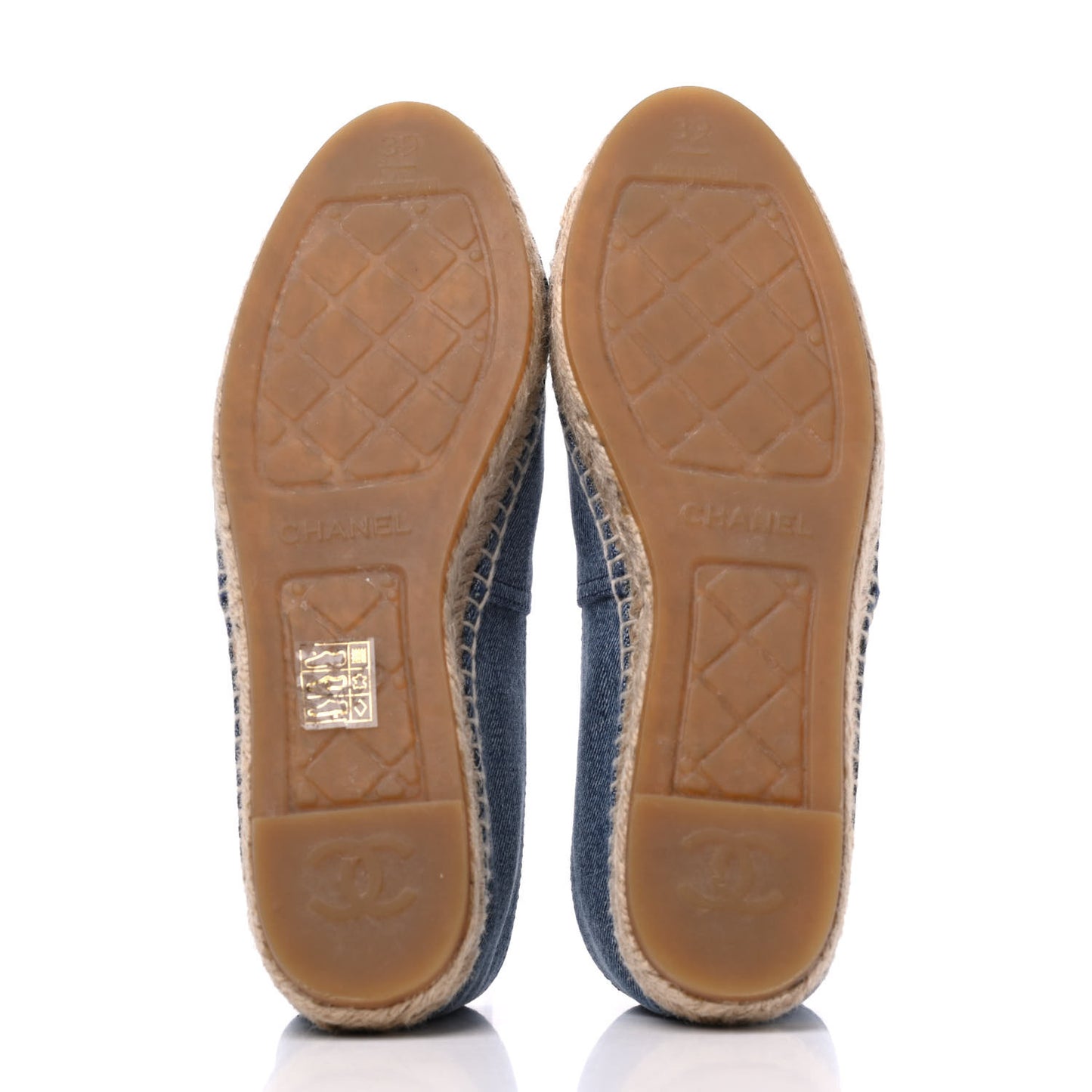 Denim CC Espadrilles 39 Blue Black