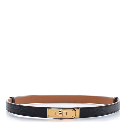 Hermes Epsom Kelly Belt Black 1 of 5
