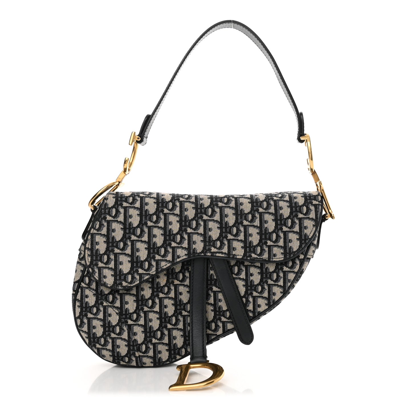 Oblique Saddle Bag Blue