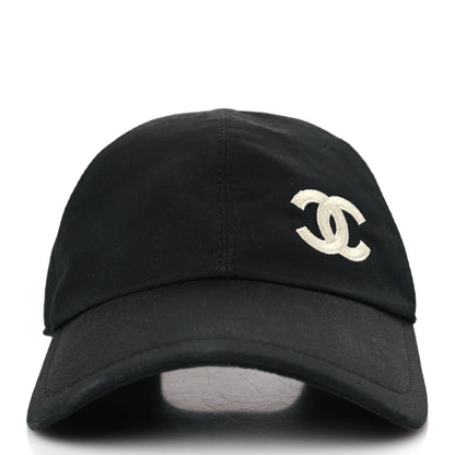 Chanel Cotton CC Cap Hat Black 2 of 7