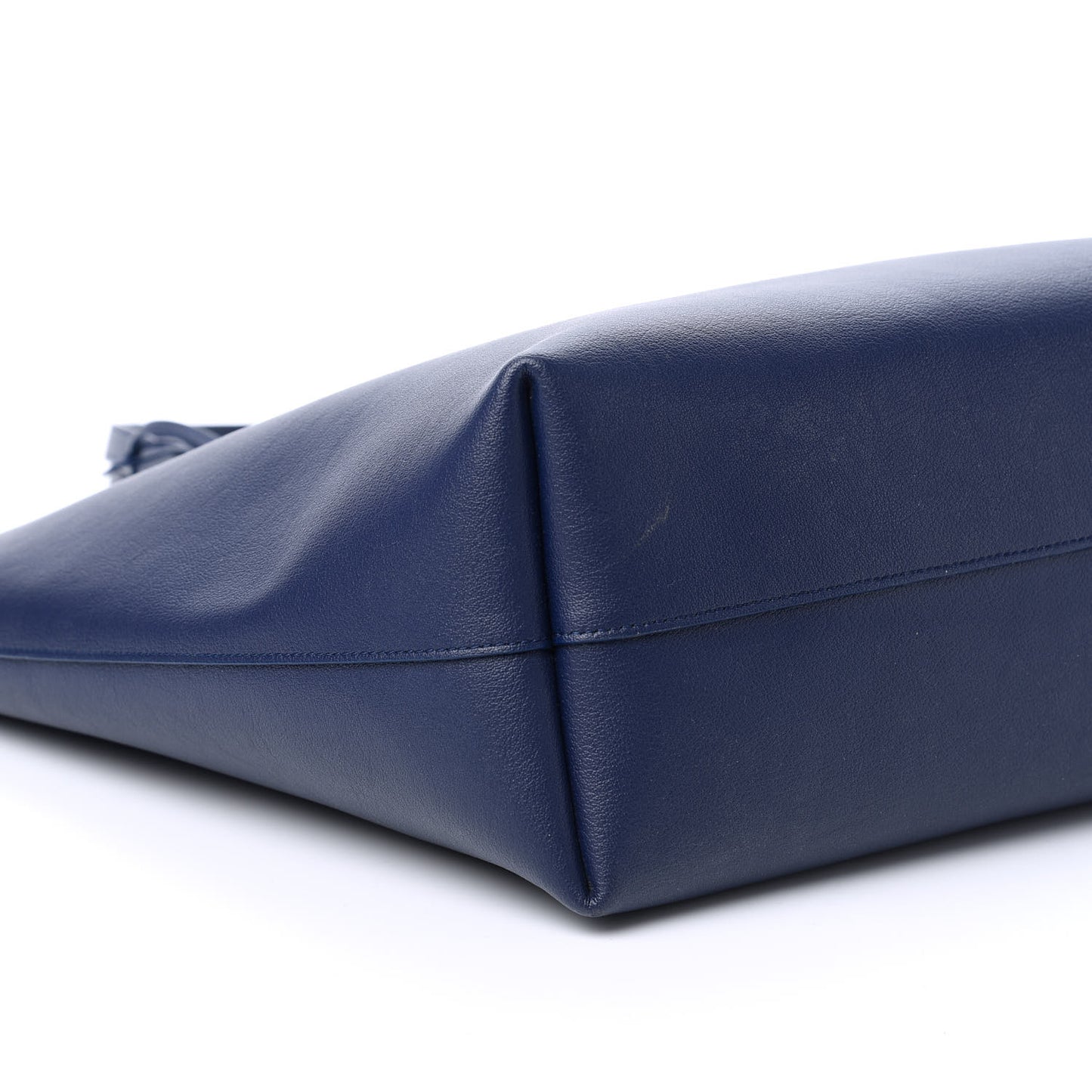 Calfskin Large Shopping Tote Saphir