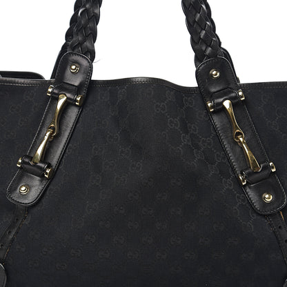 Gucci Monogram Medium Pelham Shoulder Bag Black 9 of 13