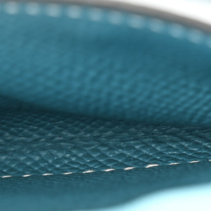 Hermes Swift Epsom Pocket Kelly Shoulder Strap New Blue Jean 3 of 6