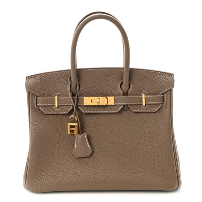 Hermes Togo Birkin 30 Etoupe 1 of 10