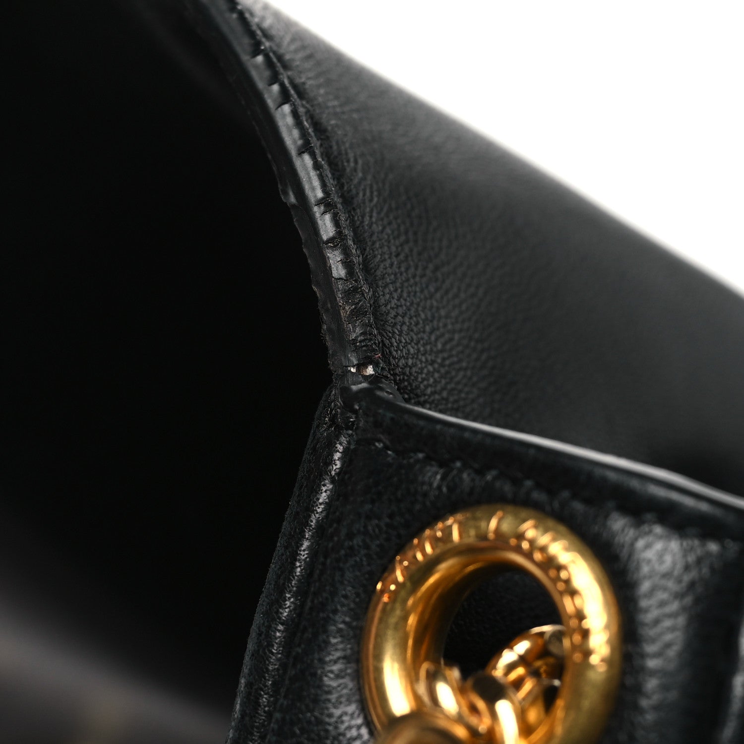 Saint Laurent Lambskin Monogram Tassel Kate 99 Black 12 of 12