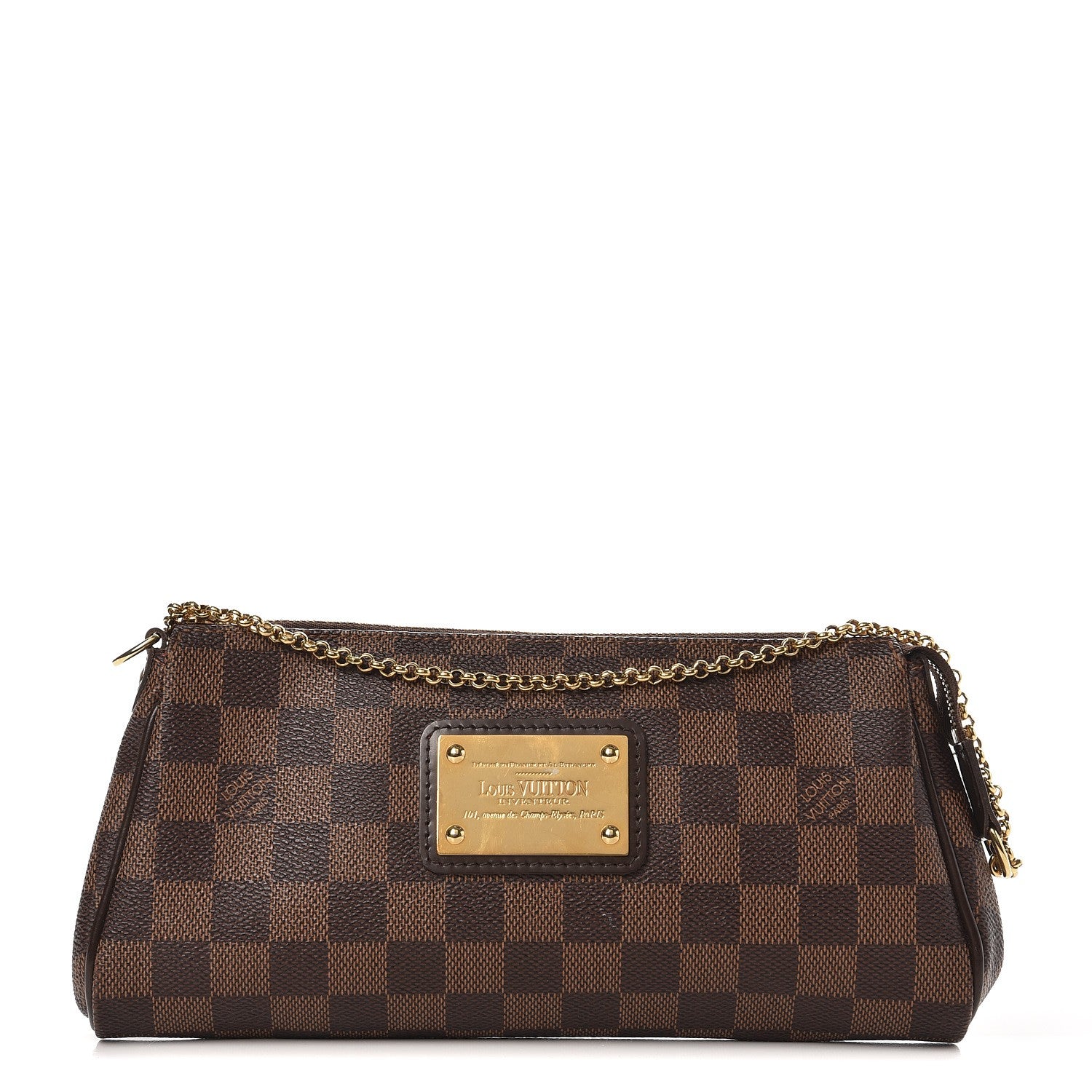 Louis Vuitton Damier Ebene Eva Clutch 9 of 15