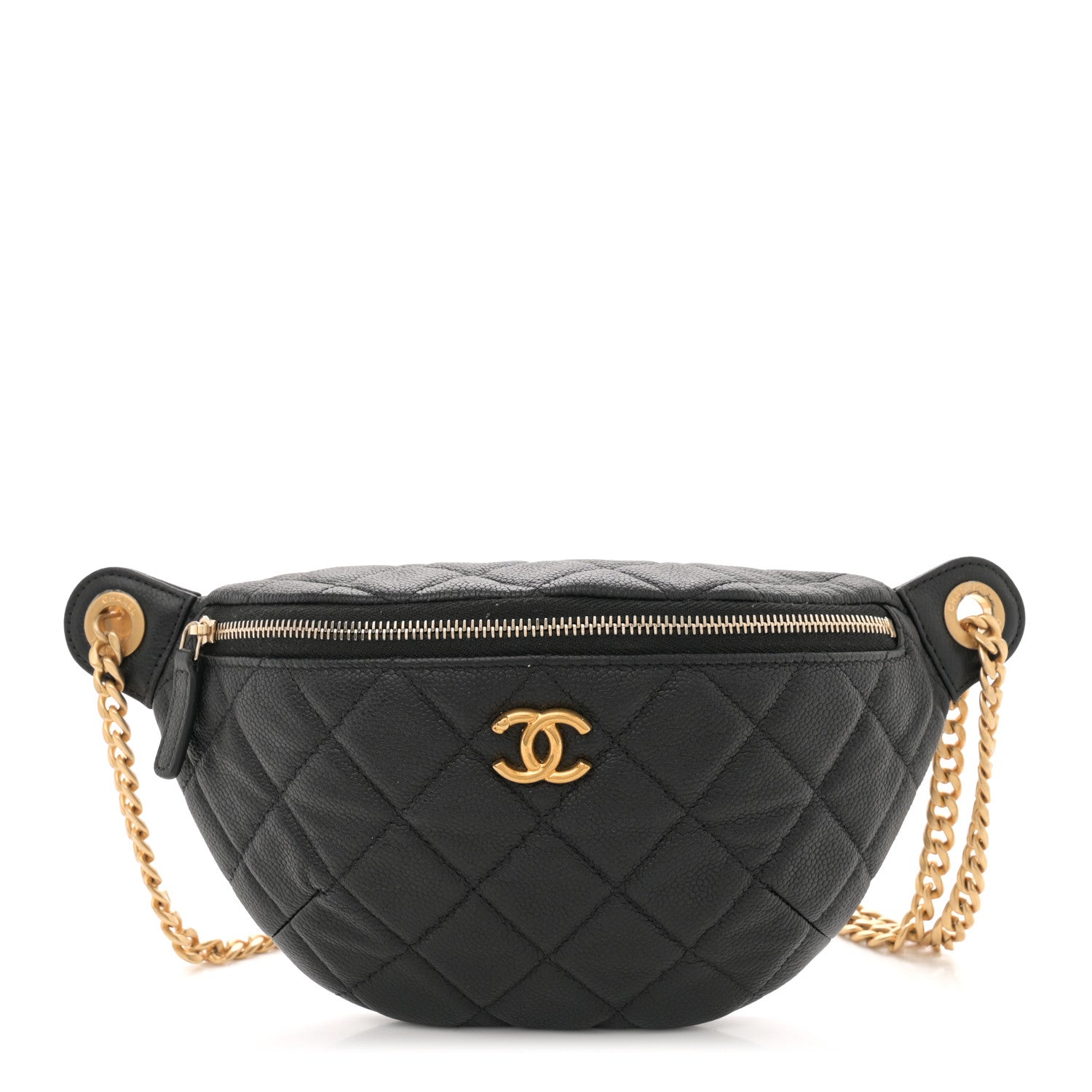 Chanel Caviar Quilted Sweetheart Belt Bag Black 1 of 11