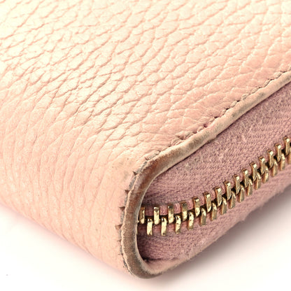 Gucci Dollar Calfskin GG Marmont Zip Around Wallet Perfect Pink 17 of 20