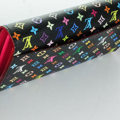 Louis Vuitton Monogram Multicolor Sarah Wallet NM Black Grenade 9 of 9