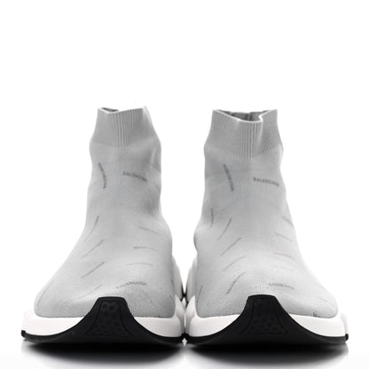 Balenciaga Neoprene Knit Allover Logo Mens Speed Sneakers 43 Grey 2 of 6