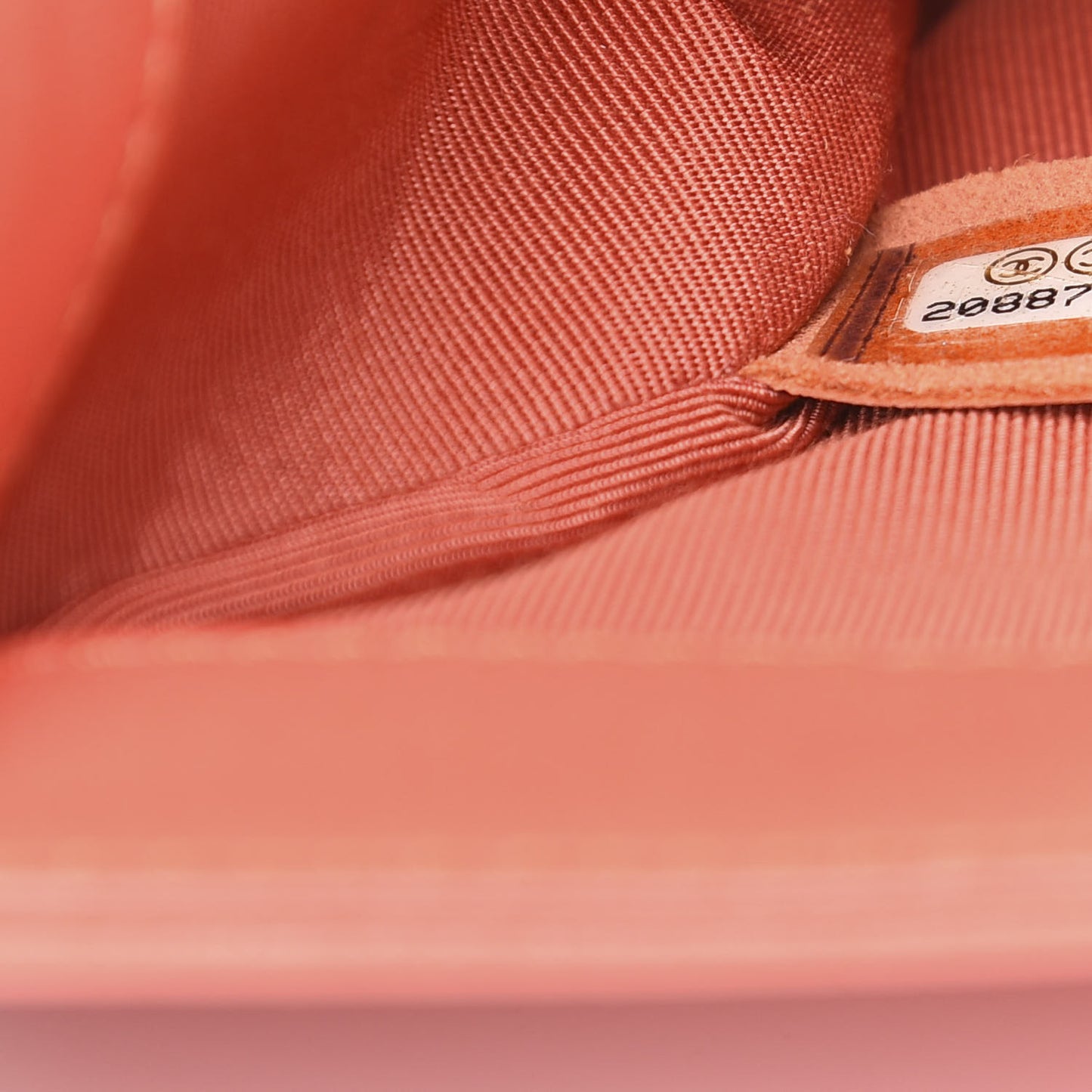 Lambskin Tweed Medium Boy Flap Coral