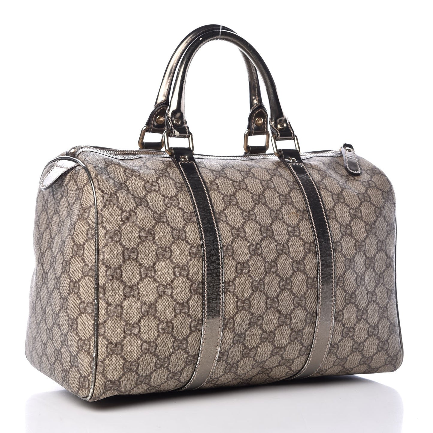 GG Plus Monogram Medium Joy Boston Silver