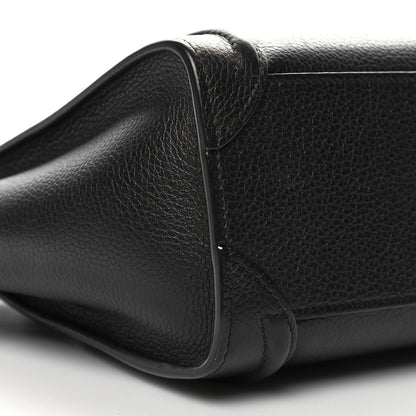 Celine Smooth Calfskin Nano Luggage Black 8 of 10