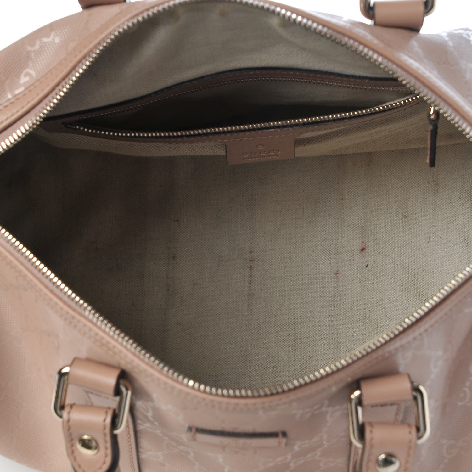 Gucci Imprime Monogram Medium Joy Boston Winter Rose 7 of 9