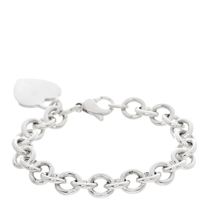 Tiffany Sterling Silver Heart Tag Charm Bracelet 2 of 3