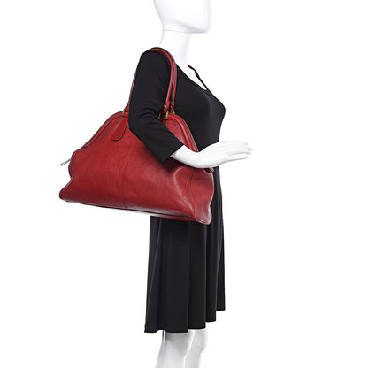 Gucci Calfskin Large Re(Belle) Top Handle Bag Red 2 of 14