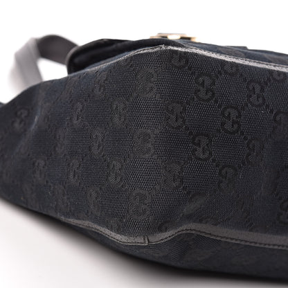 Gucci Monogram Abbey D Ring Tote Black 9 of 13