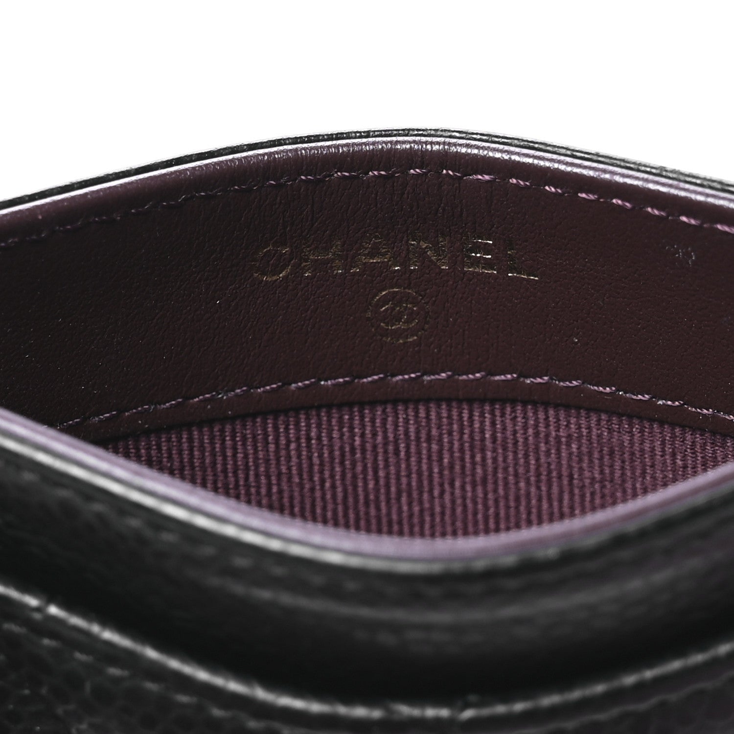 Chanel Caviar Quilted Card Holder Black 7 of 8