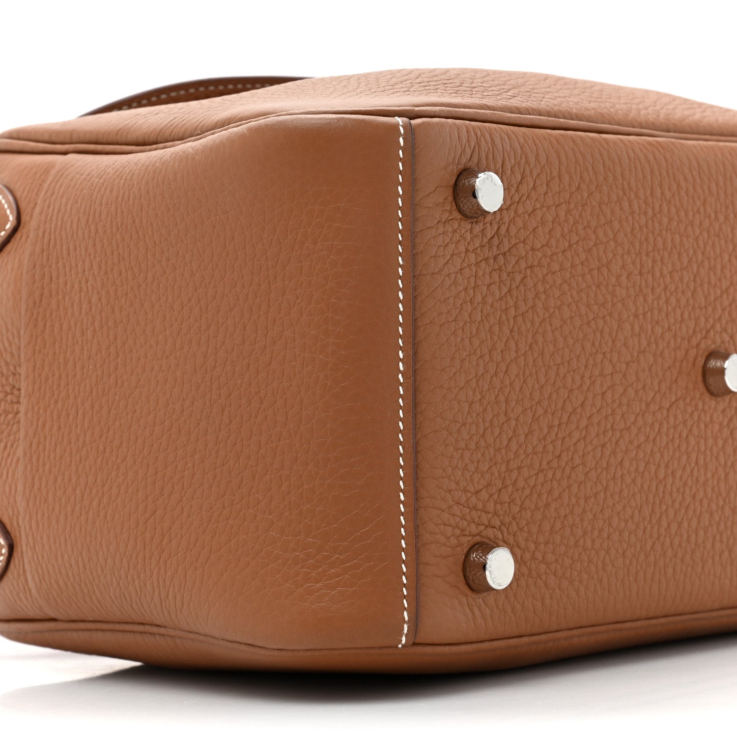 Hermes Taurillon Clemence Lindy 26 Gold 8 of 9