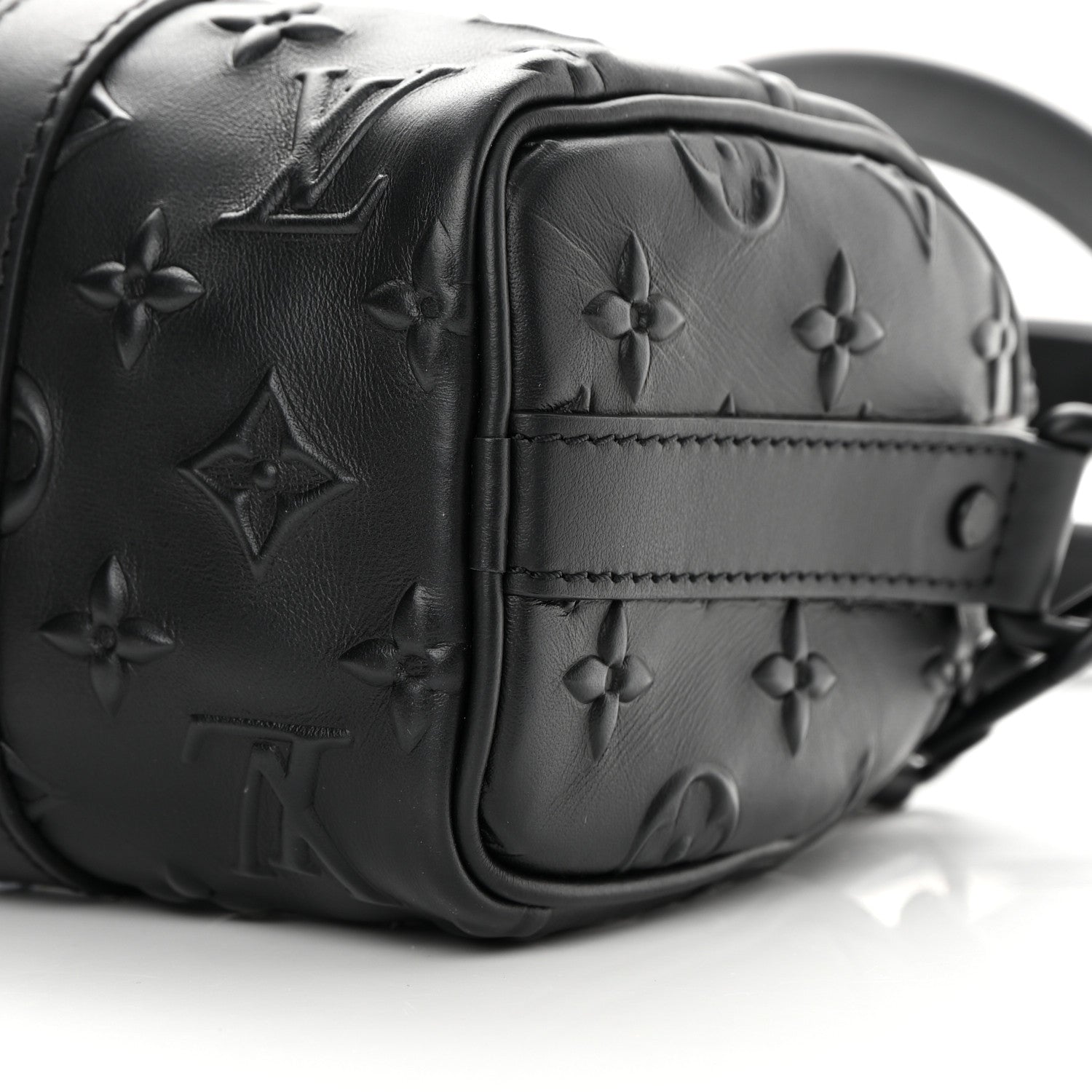 Louis Vuitton Monogram Seal Keepall XS Black 9 of 10