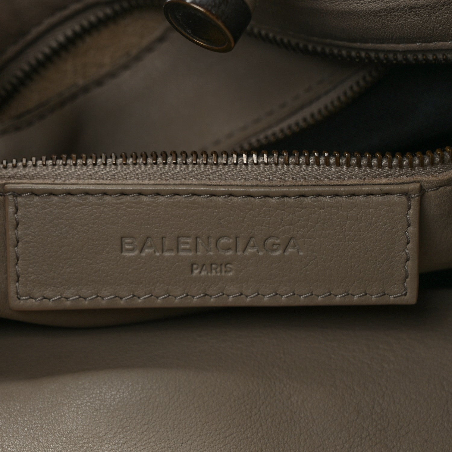 Balenciaga Veau Soyeux Perforated Blackout Hardware City Gris Cendre 6 of 12