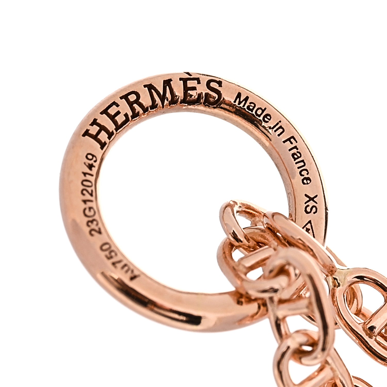 Hermes 18K Rose Gold TPM Farandole Bracelet XS 1825624 – FASHIONPHILE