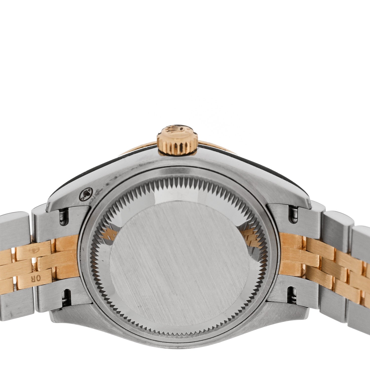 Rolex Stainless Steel 18K Yellow Gold Diamond 28mm Oyster Perpetual Datejust Watch Champagne Star 279173 4 of 5