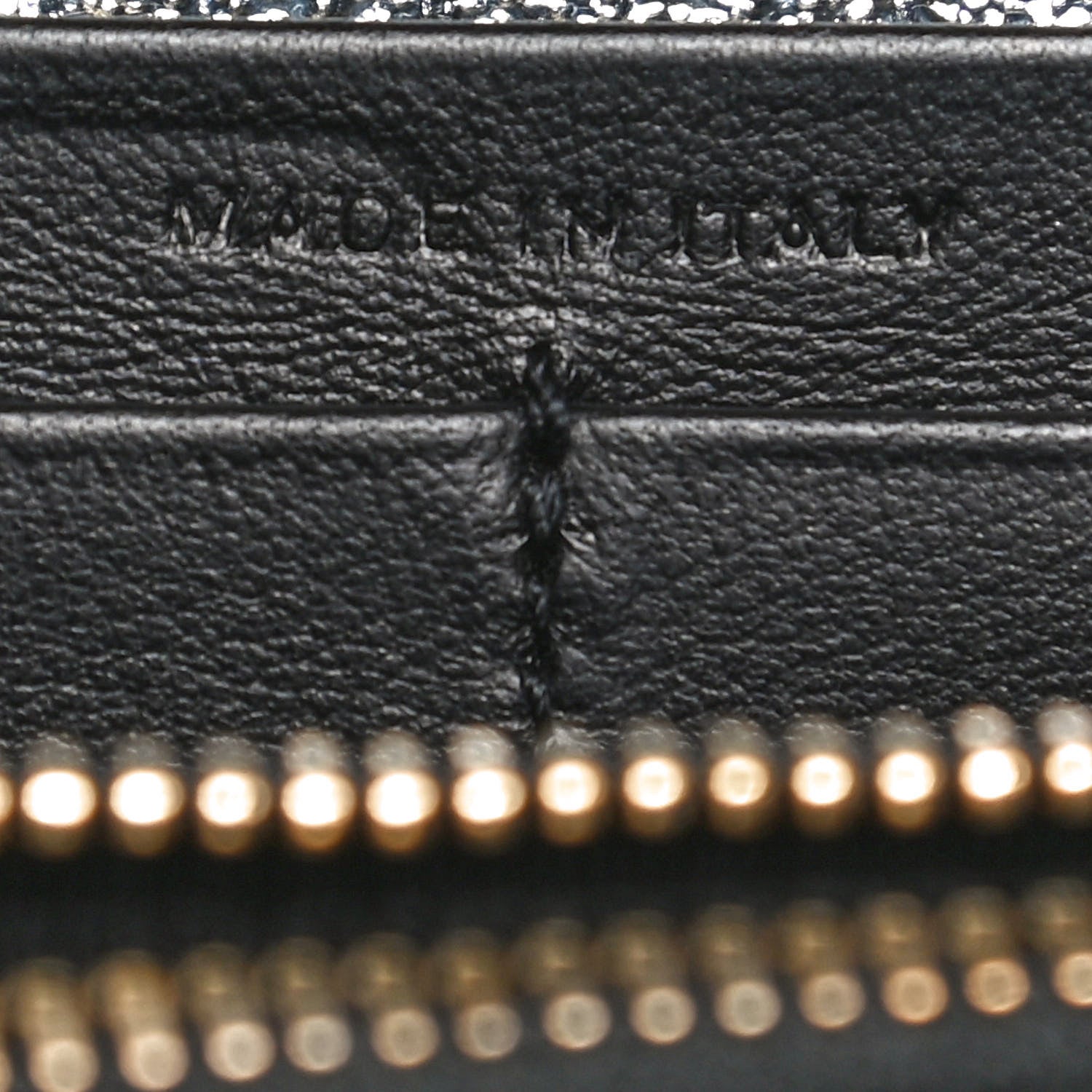 Saint Laurent Metallic Calfskin Classic Monogram Cassandre Wallet Silver 7 of 12