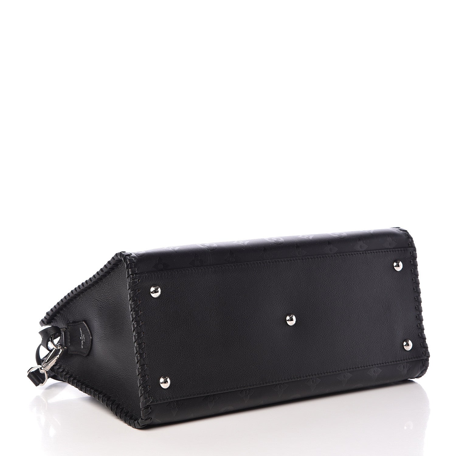 Louis Vuitton Monogram Cuir Plume Very Zipped Tote Black 4 of 14