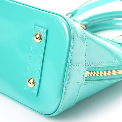 Louis Vuitton Vernis Alma BB Blue Lagon 13 of 13