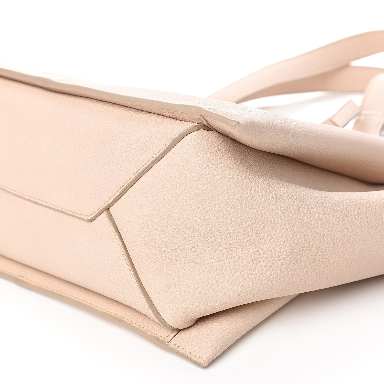 Celine Baby Grained Calfskin Small Tri-Fold Bag Powder 7 of 8